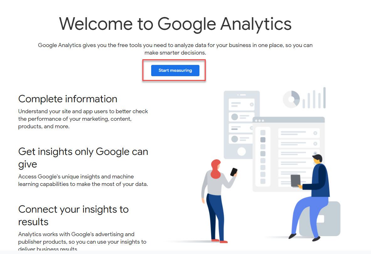 creating a google analytics account